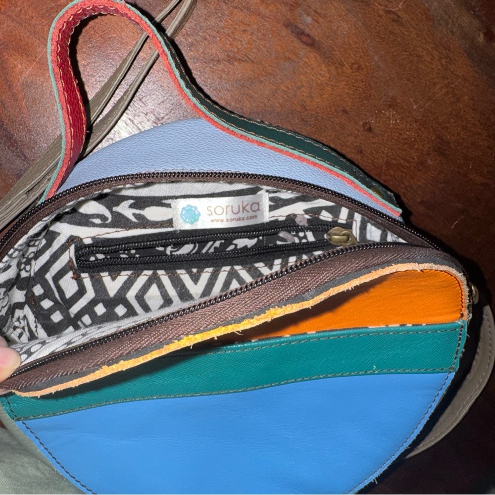 Multicolor Round Crossbody Bag - Picture 2 of 5